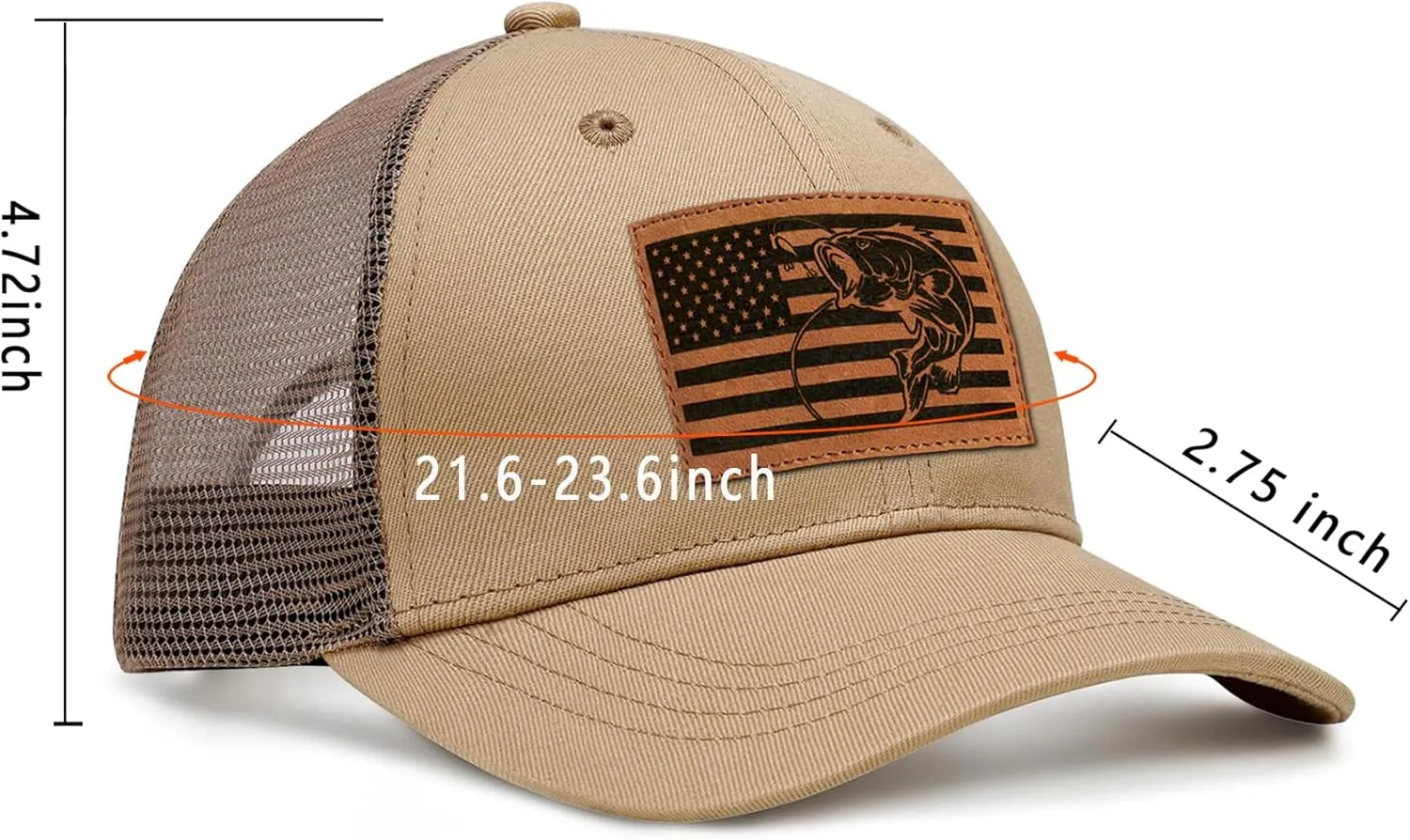 Men's Trucker Hat Leather Pattern Cap Gifts for Dad Husband Father's Day Christmas Valentine's Day Birthday Gifts