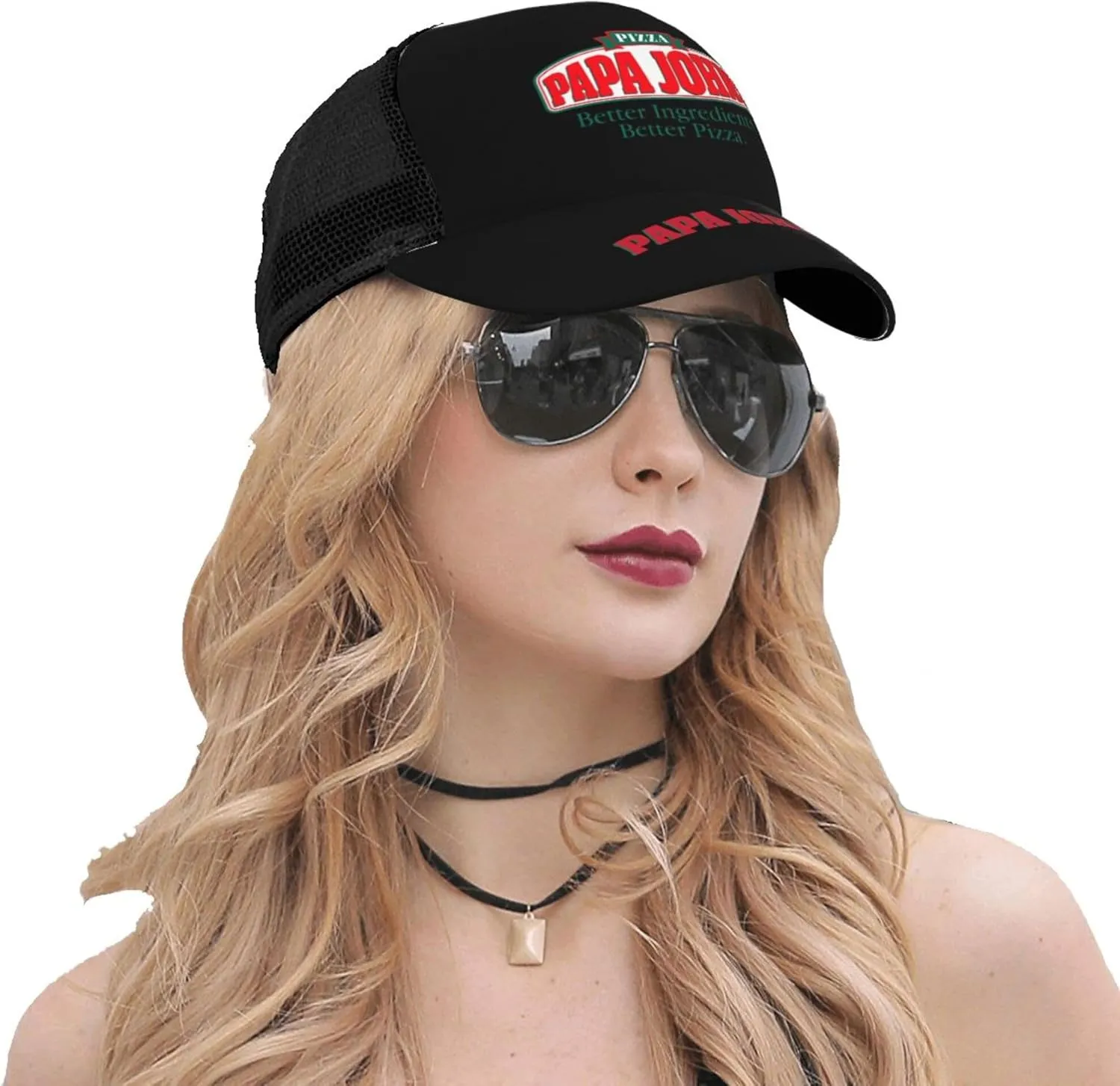 Men's Women's Logo Graphic Mesh Baseball Caps Adjustable Trucker Dad Caps Work Hat for Adult Unisex Women Men