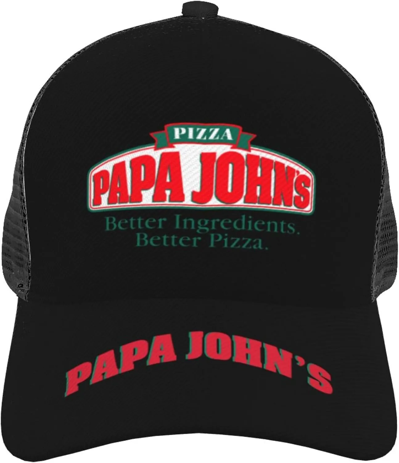 Men's Women's Logo Graphic Mesh Baseball Caps Adjustable Trucker Dad Caps Work Hat for Adult Unisex Women Men