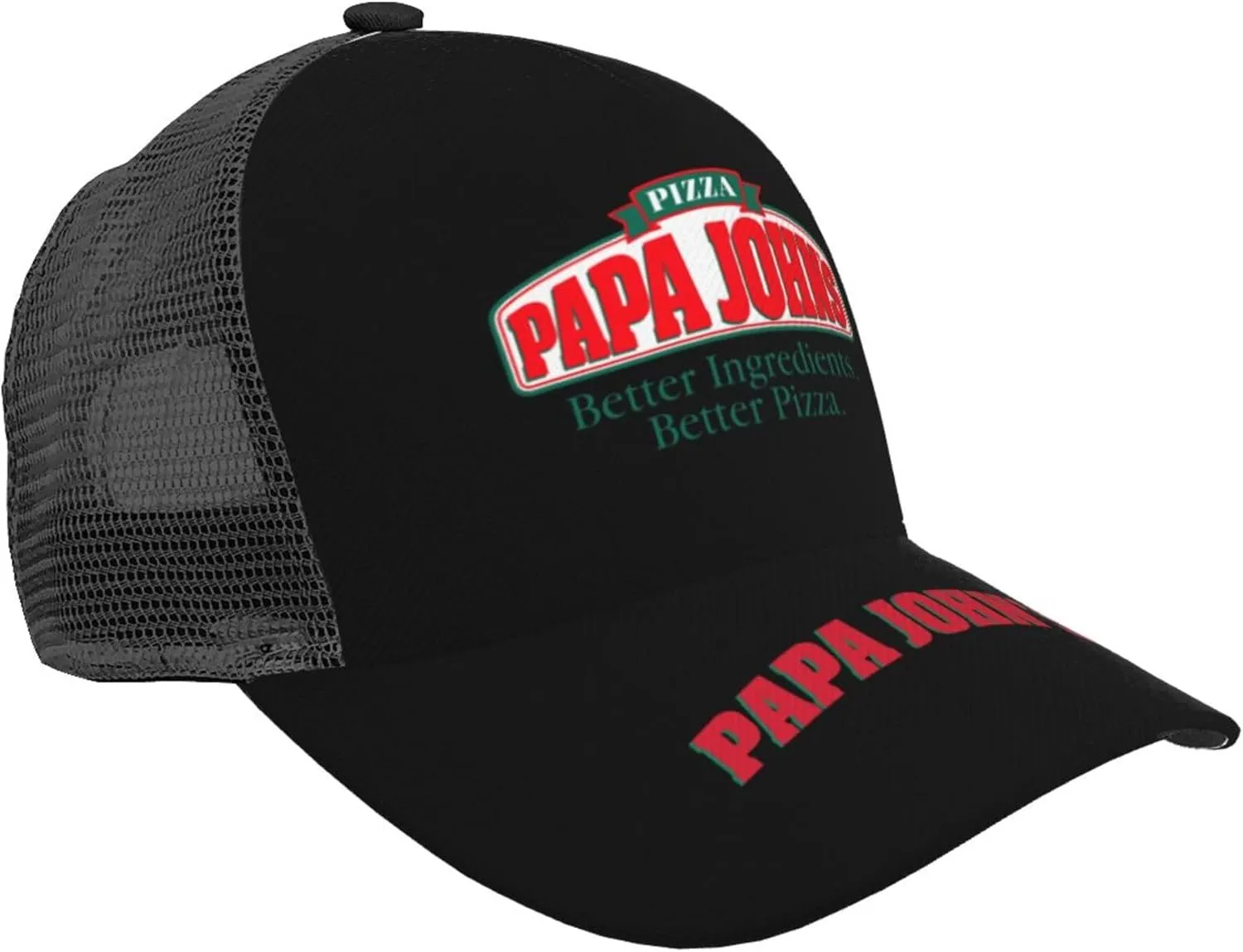 Men's Women's Logo Graphic Mesh Baseball Caps Adjustable Trucker Dad Caps Work Hat for Adult Unisex Women Men