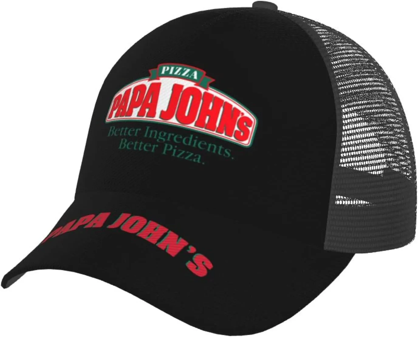 Men's Women's Logo Graphic Mesh Baseball Caps Adjustable Trucker Dad Caps Work Hat for Adult Unisex Women Men