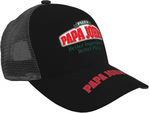 Men's Women's Logo Graphic Mesh Baseball Caps Adjustable Trucker Dad Caps Work Hat for Adult Unisex Women Men