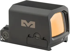 Meprolight Mepro MPO PRO-F Enclosed Pistol Red Dot Sight with RMR Footprint, 3 MOA Red Dot, 33 MOA Outer Ring, 3/33 MOA Bullseye Reticle, IP67 Waterproof, Shake Awake, 20,000  Hr Battery Life