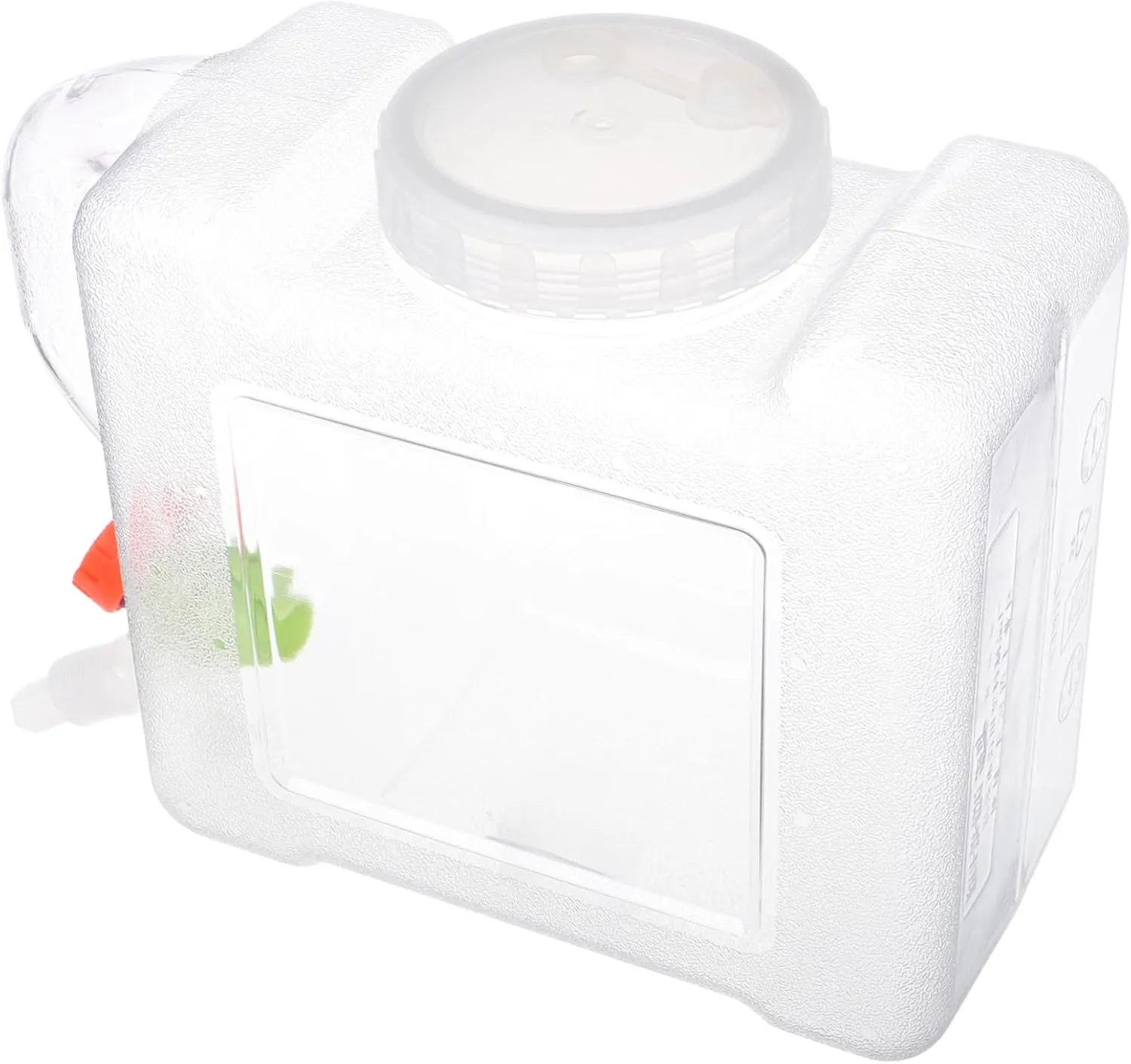 Mikikit Portable Water Container with Spigot for Camping Hiking and Outdoor Use Lightweight Compact Durable Emergency Water Storage Jug for Travel and Easy Dispensing
