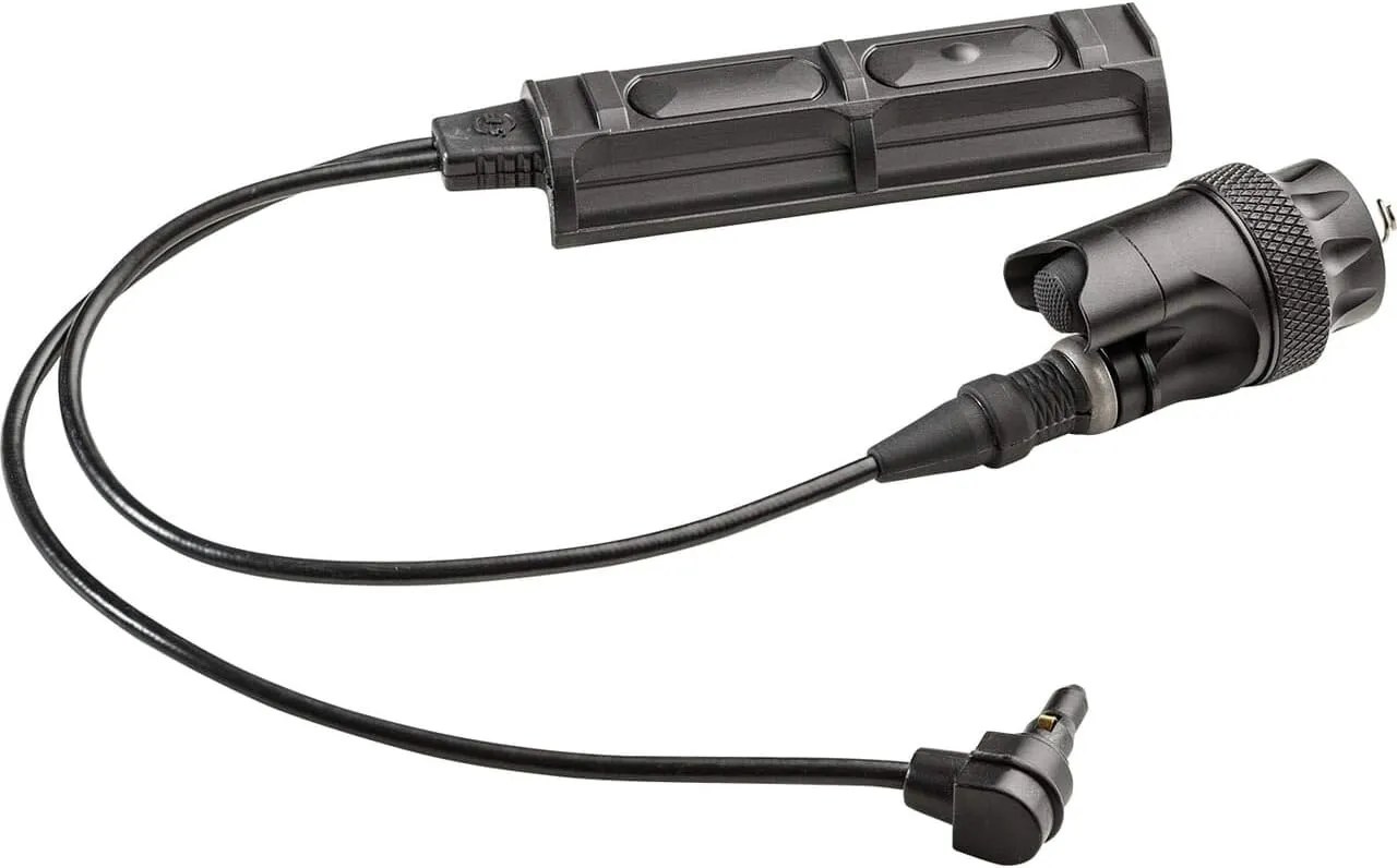 Mil-Spec Rear Dual Switch Assembly for Simultanious use of Scoutlight WeaponLights   ATPIAL laser, Includes DS00 & SR07-D-IT, Black