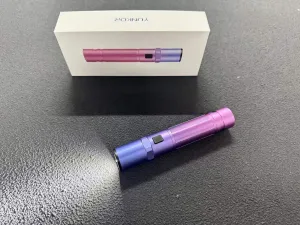 Mini Self-Defense Light – High-Power, Compact Rechargeable LED Light with Colorful Aluminum Body, Portable Personal Protection Tool (Pink A)