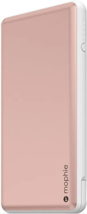 Mophie powerstation Plus XL - External Battery with Built in cables for Smartphones - Rose Gold