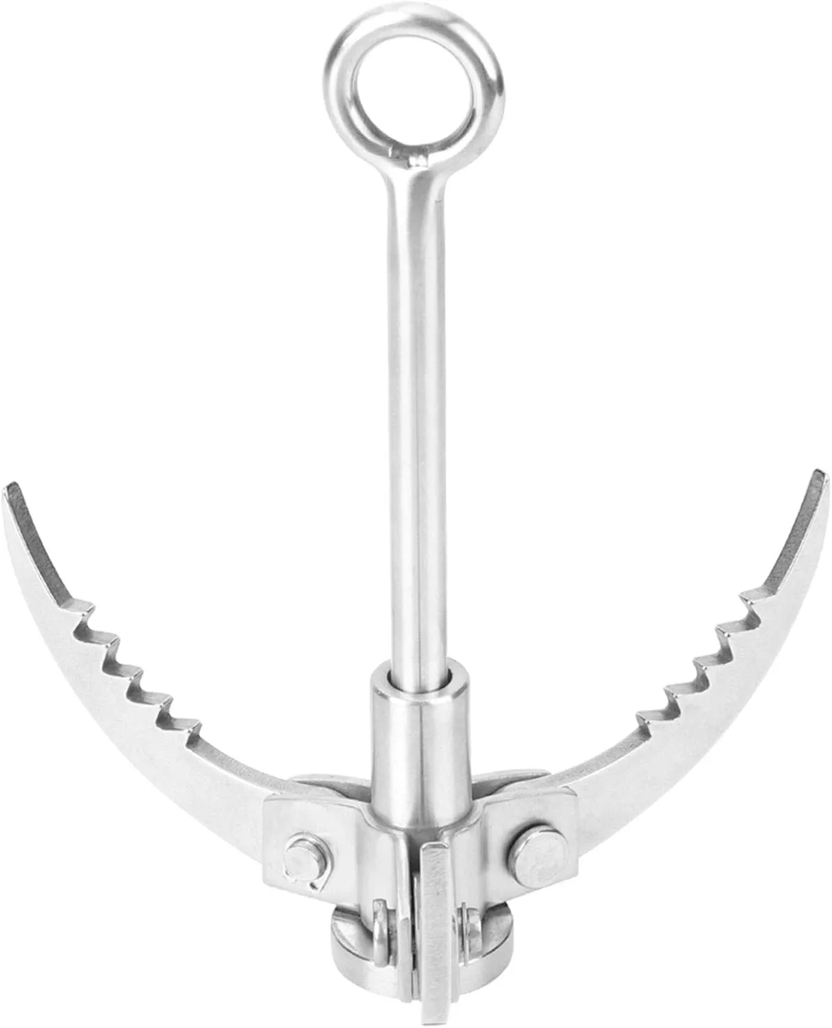 Mountaineering Climbing Tools Folding Grappling Hook Stainless Steel for Hiking Camping Grappling Hook Wearresistant