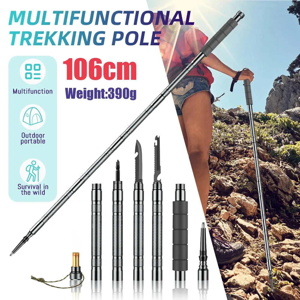 Multifunction Trekking Poles Mountaineering