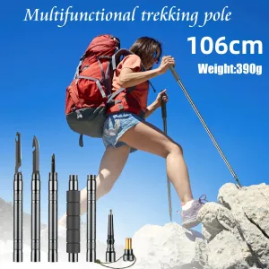 Multifunction Trekking Poles Mountaineering