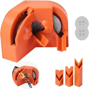 Multipurpose Drill Bit Grinding Sharpener, Drill Grinder Grinding Tool for Hss, Carbide, Twist Drill Bits, Cobalt Drill Bits Orange