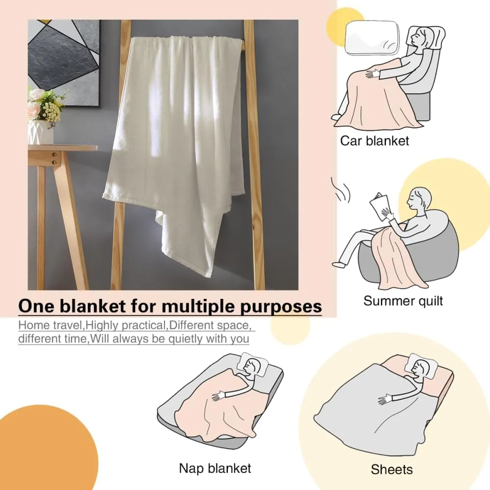 Nature Scenery Blankets Soft Lightweight Flannel Throw Blanket Asia Jungle Wooden Bridge Trail Warm and Cozy Throws for Bedding,Couch,Sofa and Gift 66inx90in