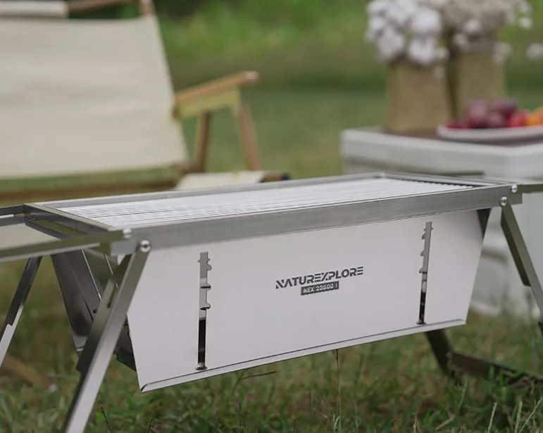 Naturexplore folding Portable Charcoal BBQ