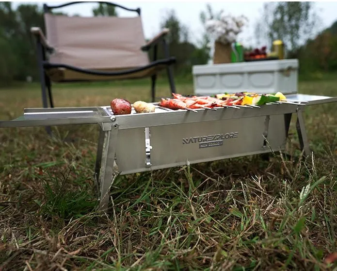Naturexplore folding Portable Charcoal BBQ