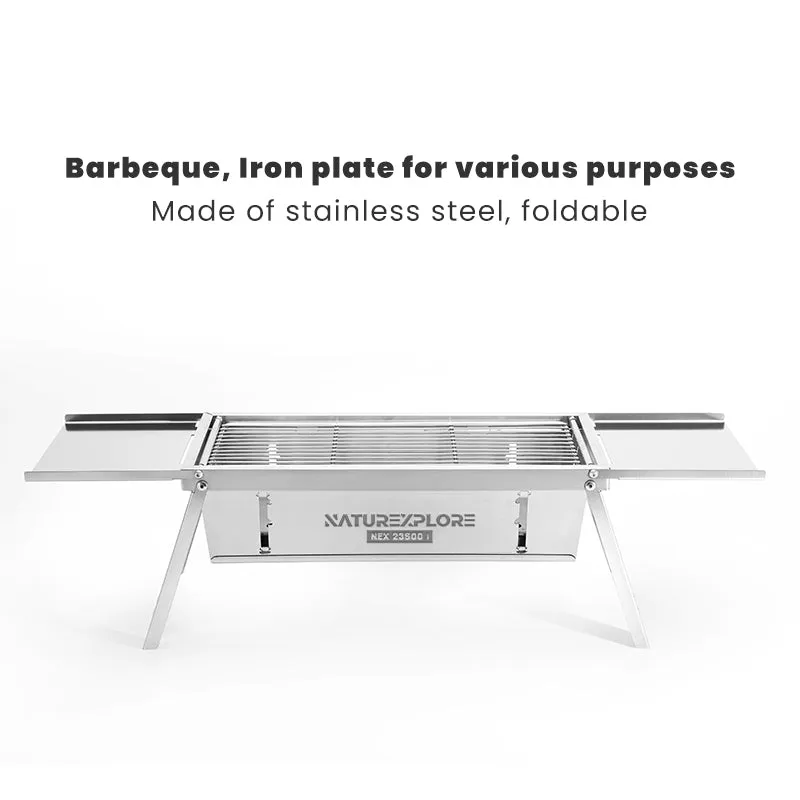 Naturexplore folding Portable Charcoal BBQ