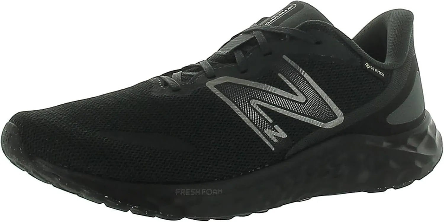 New Balance Women's Fresh Foam Arishi V4 Running Shoe, Black/Black, 12
