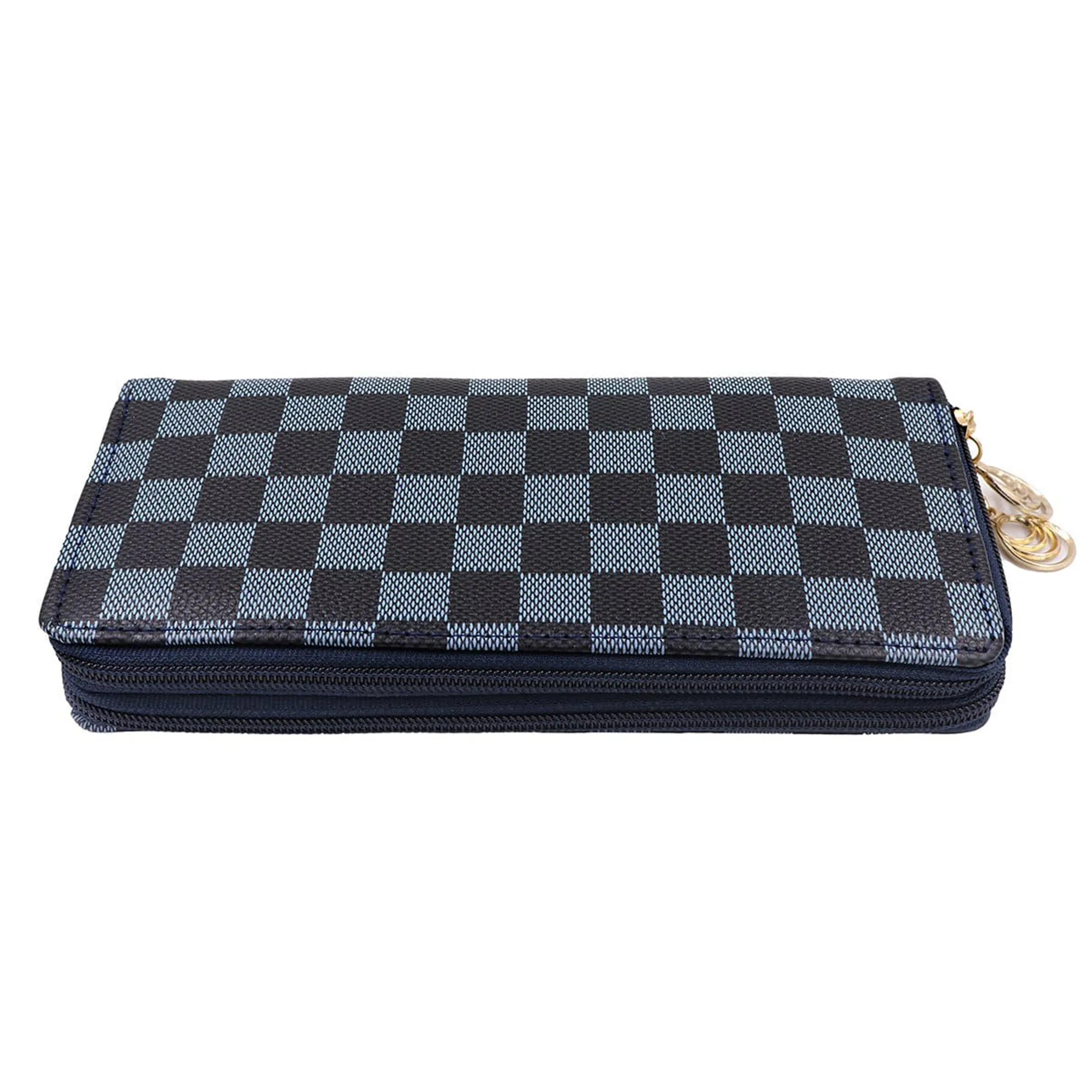 New Stylish Printed Check Premium Quality Leather Wallet/ Clutch Purse For Women's