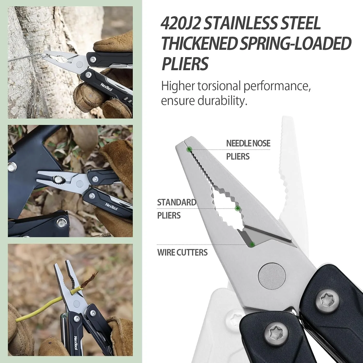 NexTool Mini Sailor S11 Keychain Multitool, 11-in-1 Compact EDC Pliers with Pocket Knife, Scissors & Screwdrivers, Lightweight Small Multitool for DIY, Travel, Camping, and Gift, Cool Gadget for Men