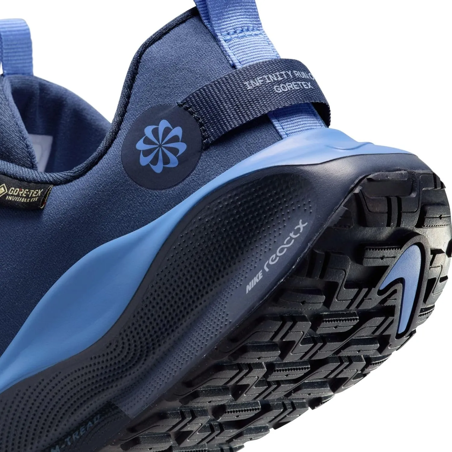 Nike InfinityRN 4 Gore-TEX Women's Waterproof Road Running Shoes (HQ0264-401, Thunder Blue/Diffused Blue/Royal)