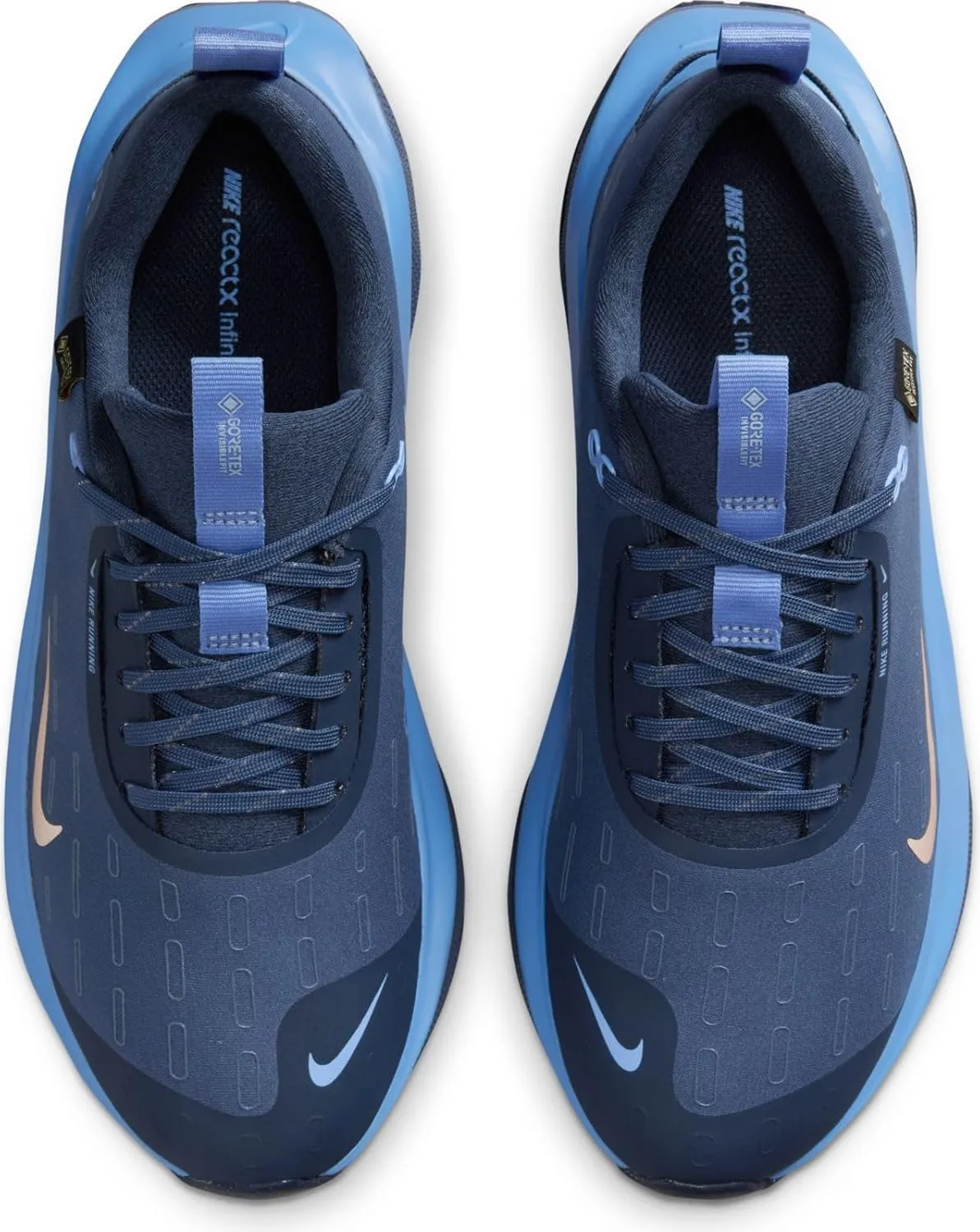 Nike InfinityRN 4 Gore-TEX Women's Waterproof Road Running Shoes (HQ0264-401, Thunder Blue/Diffused Blue/Royal)
