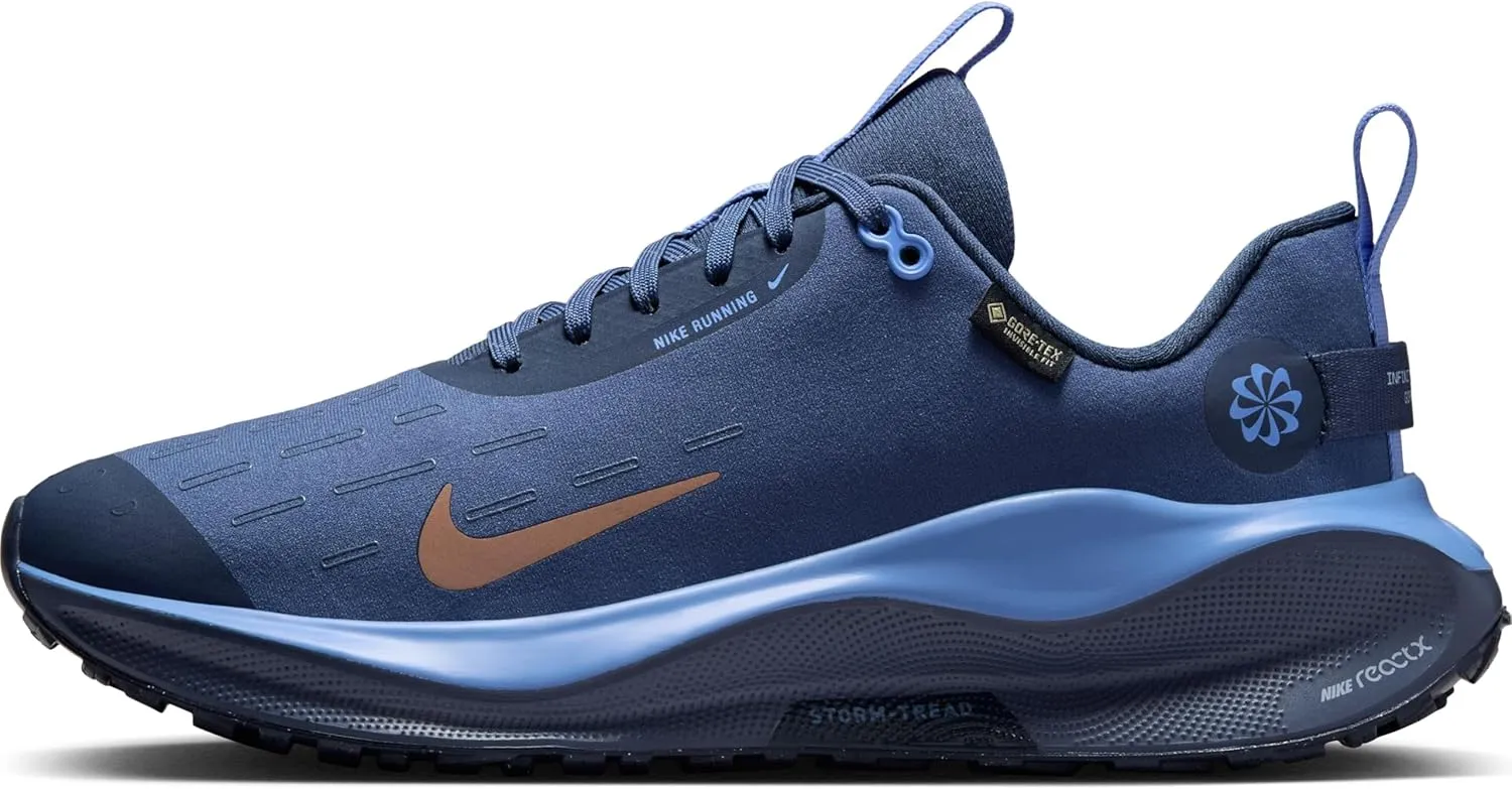 Nike InfinityRN 4 Gore-TEX Women's Waterproof Road Running Shoes (HQ0264-401, Thunder Blue/Diffused Blue/Royal)