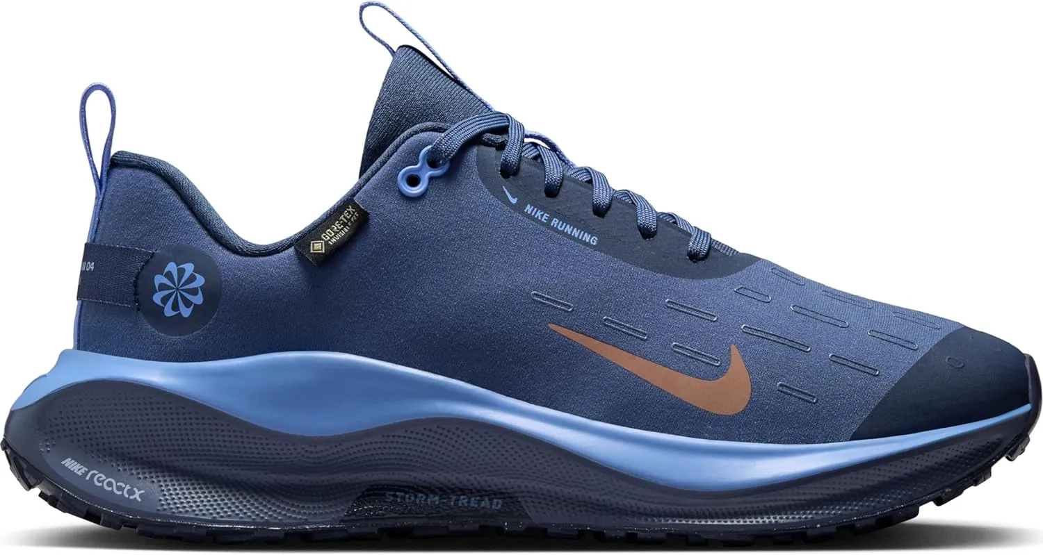 Nike InfinityRN 4 Gore-TEX Women's Waterproof Road Running Shoes (HQ0264-401, Thunder Blue/Diffused Blue/Royal)