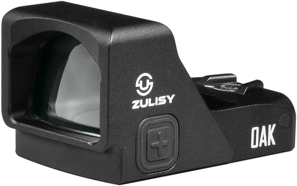 Oak 3 MOA Green Dot Sight – for RMR/407C Footprint EDC Pistol, 1x24mm Full Size Open Reflex Optic, Shake to Awake, Waterproof & Shockproof, with Low Picatinny Tactical Hunting Mount