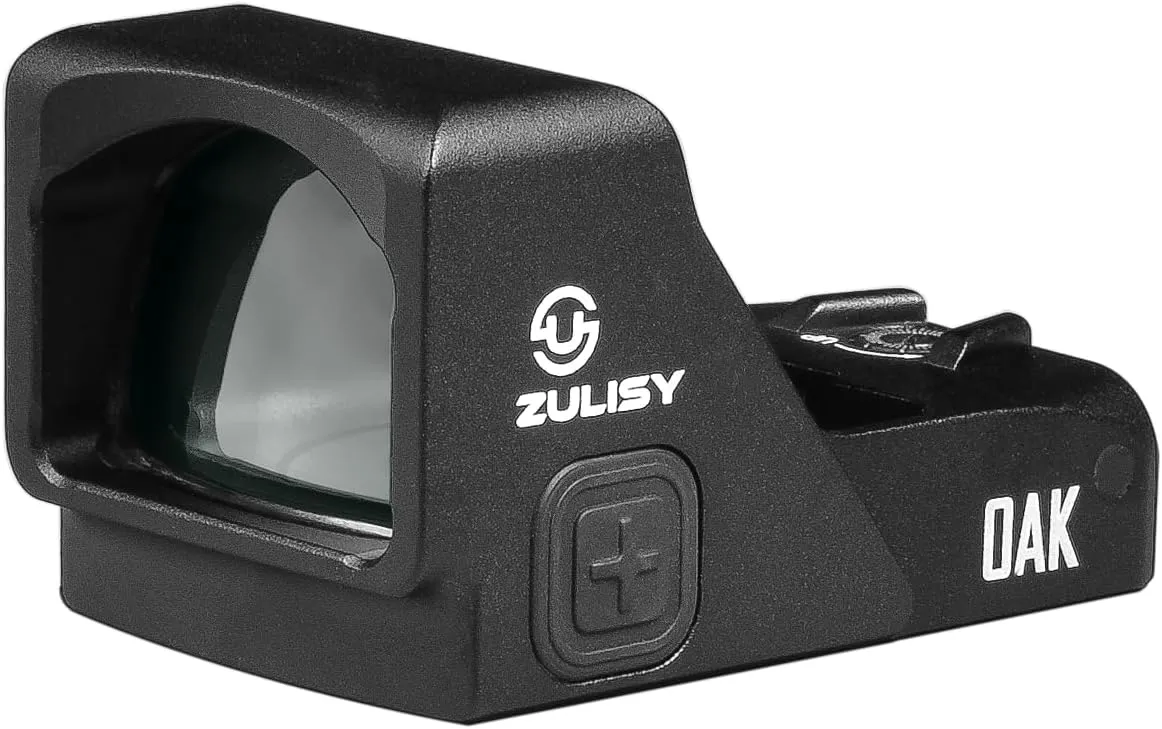 Oak Green Dot Sight - (Only for RMR Footprint) 3 MOA 1x24mm Lens Shake to Awake Micro Open Reflex Optic for EDC Full-Size Pistol Adatper Plate Tactical Hunting Rifles Shotguns Picatinny M1913 Mount