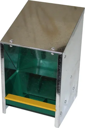 Olba B.V. Automatic Poultry Feeder with Lid, 2.5 kg