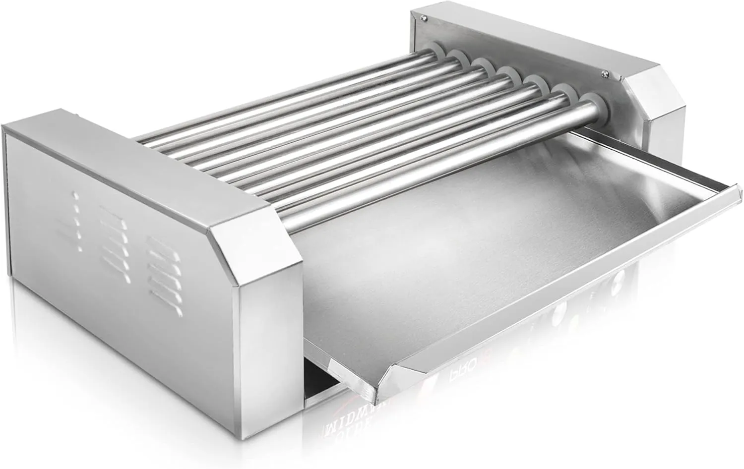 Olde Midway Electric 18 Hot Dog 7 Roller Grill Cooker Machine 900-Watt - Commercial Grade