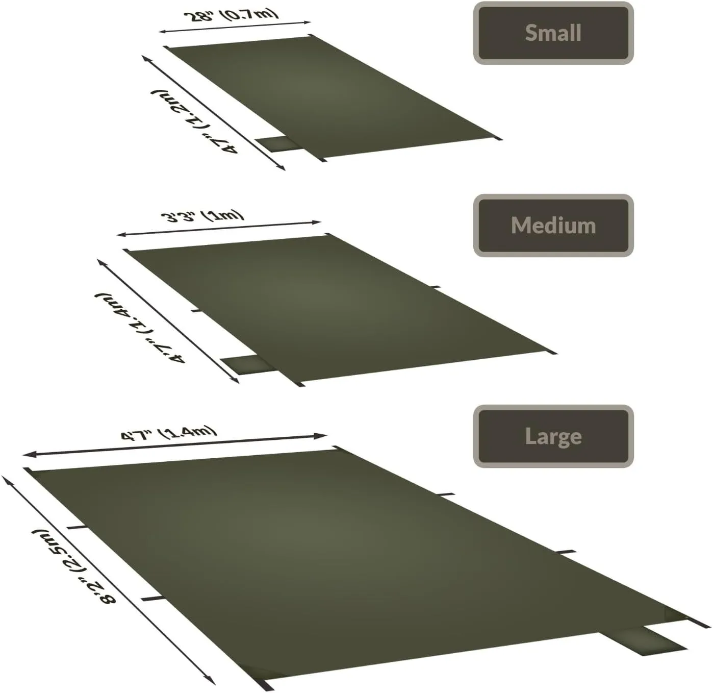 Onewind Tent Footprint, 4000mm Waterproof Rate PU Coating, 98" *55" Ultralight Camping Tarp Tent Floor Ground Sheet with Carry Bag for Backpacking, Hiking, Camping, Picnic, Ground