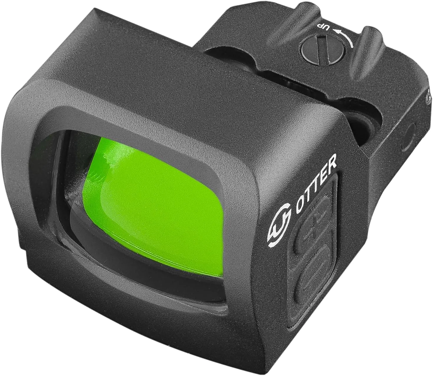 Otter 3 MOA Green Dot Open Reflex Sight, fit RMS RMS-c/507k 407k Footprint Pistol Mount, Shake to Awake 1x21mm Micro Optics Compact Scope, Shockproof, Lightweight