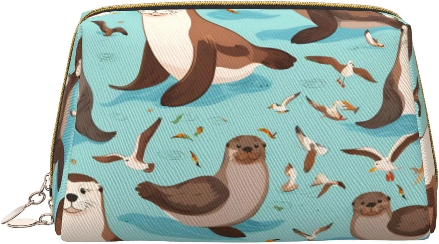 Otters Toiletry Pouch, Travel-Friendly Makeup Organizer For Makeup Brushes, Lipsticks