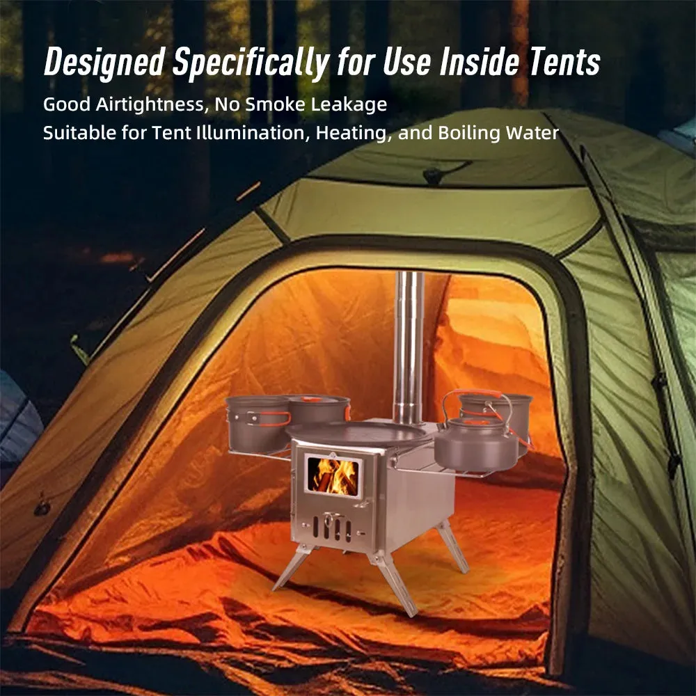 Outdoor Camping Wood-Burning Stove