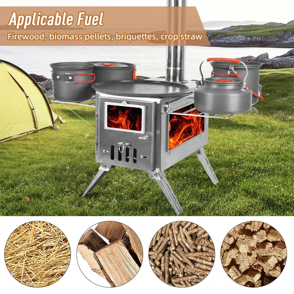 Outdoor Camping Wood-Burning Stove