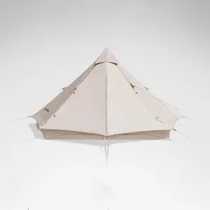 Outdoor Tent, 4 Season Cotton Pyramid Tent Outdoor Camping Camping Thickened Tent, for Camping Hiking Christmas Party