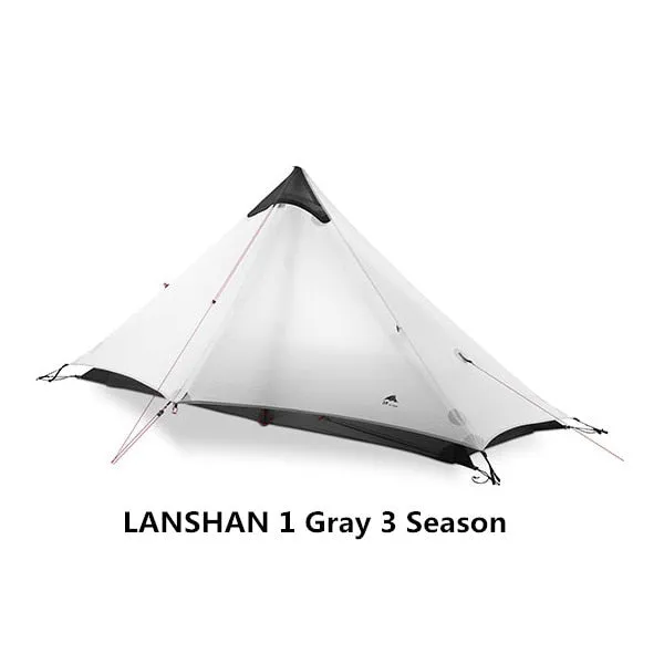 Outdoor Ultralight Camping Tent 3 Season 4 Season Professional 15D Silnylon Rodless Tent