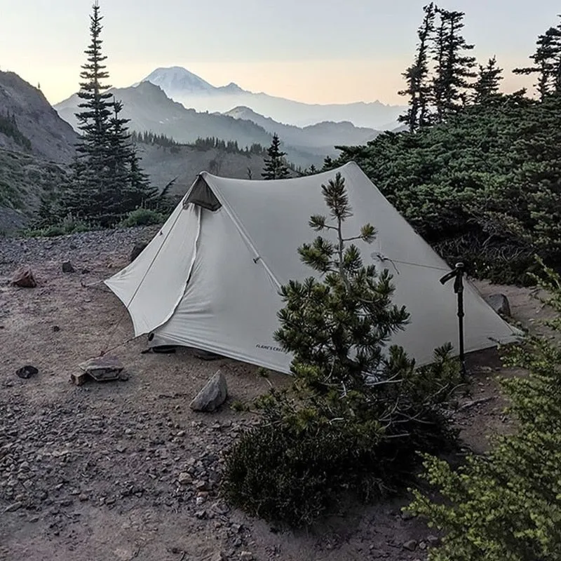 Outdoor Ultralight Camping Tent 3 Season 4 Season Professional 15D Silnylon Rodless Tent