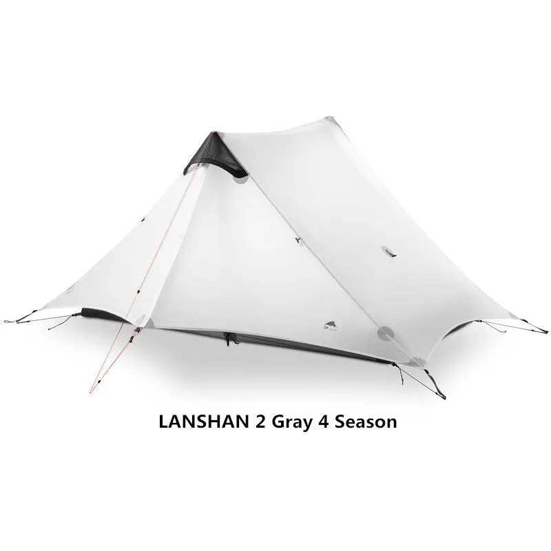 Outdoor Ultralight Camping Tent 3 Season 4 Season Professional 15D Silnylon Rodless Tent