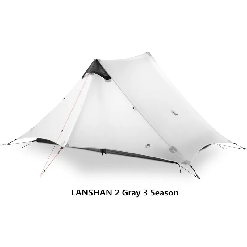 Outdoor Ultralight Camping Tent 3 Season 4 Season Professional 15D Silnylon Rodless Tent