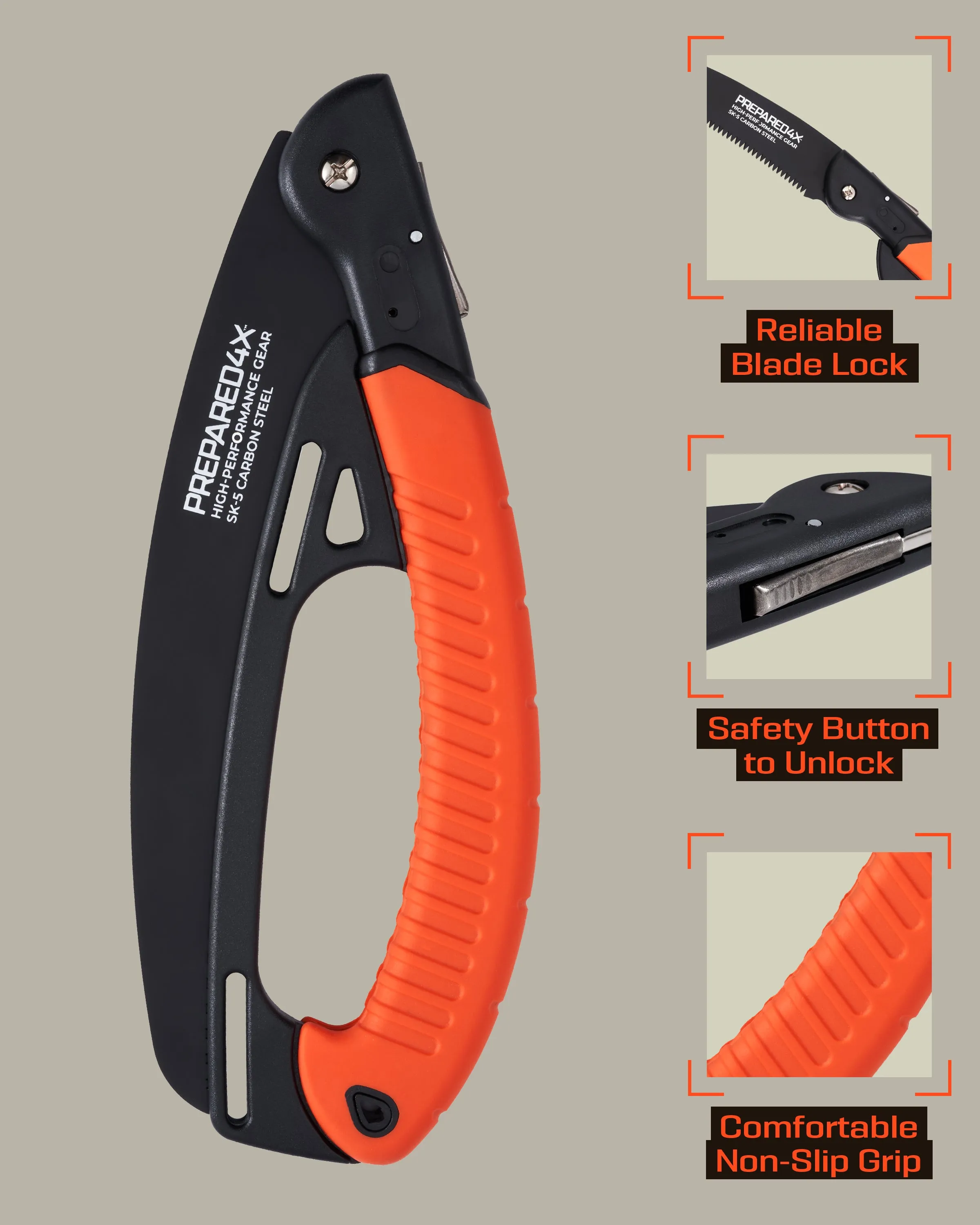 P4X Portable Survival Folding Hand Saw
