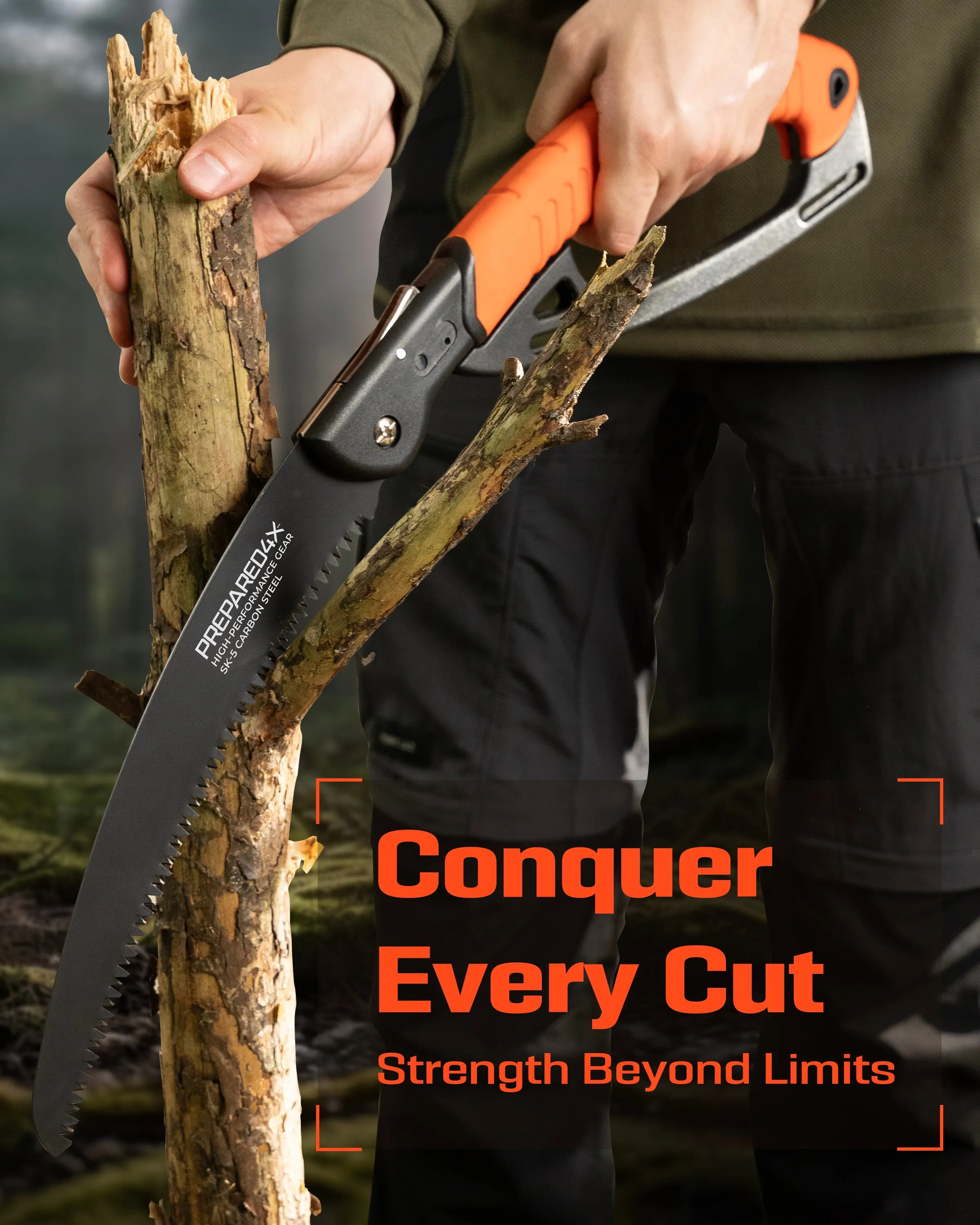P4X Portable Survival Folding Hand Saw