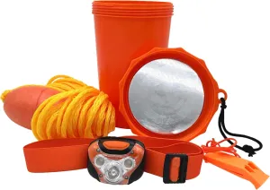 Pelican Nautical Safety Kit for Paddle Sports, Water Sport & Boating - Orange