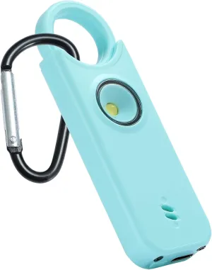 Personal Safety Alarm - 135dB Ultra Loud Siren with LED Strobe Light, USB-C Rechargeable, Compact Keychain Alarm for Women/Men, Emergency Flashlight & Vibration Alert(Blue)