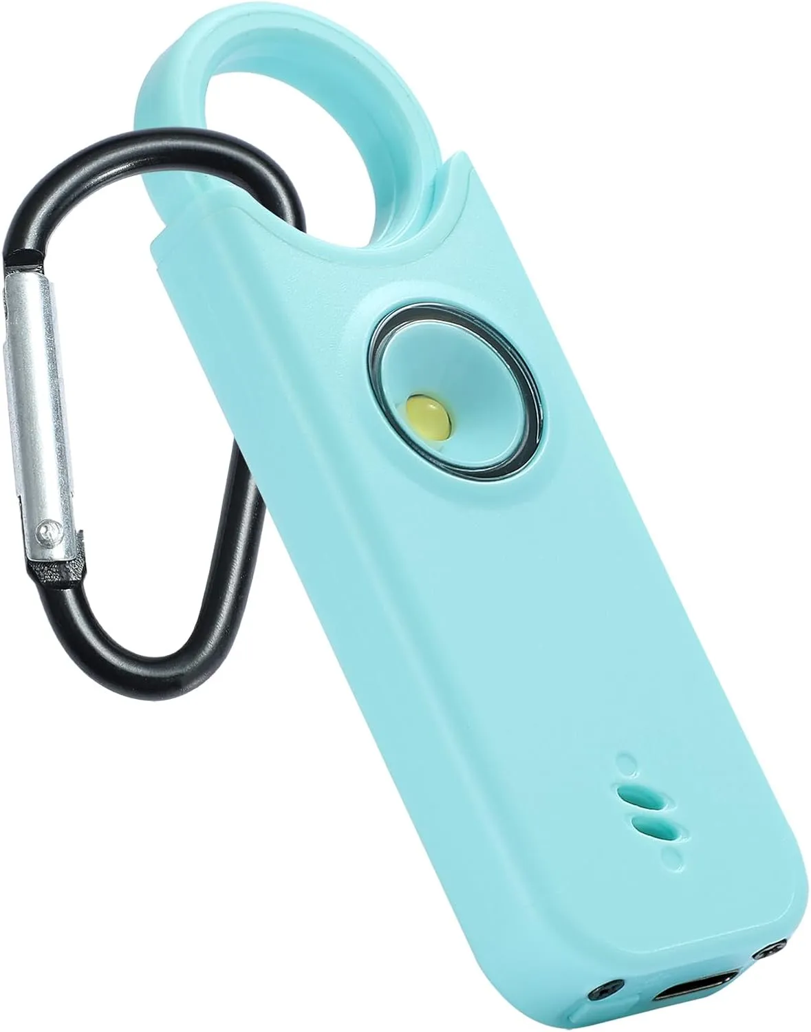 Personal Safety Alarm - 135dB Ultra Loud Siren with LED Strobe Light, USB-C Rechargeable, Compact Keychain Alarm for Women/Men, Emergency Flashlight & Vibration Alert(Blue)