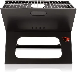 PICNIC TIME NCAA Oregon State Beavers X-Grill Portable Grill - Camping Grill - Small Charcoal Grill for Tailgating