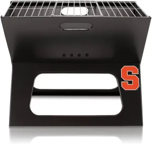 PICNIC TIME NCAA Syracuse Orange X-Grill Portable Grill - Camping Grill - Small Charcoal Grill for Tailgating