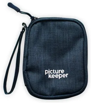 Picture Keeper USB Flash Drive Case (5 -Capacity), Carrying Bag for USB Flash Drives, SD Cards, USB Cables and Other Small Accessories, USB Holder/Travel Case, iDiskk/Photo Stick/Sunany- (Navy)