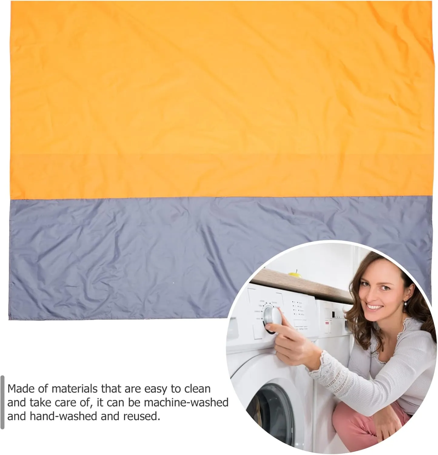 POPETPOP Foldable Beach Mat Comfortable Waterproof Camping Ground Mat for Outdoor Activities