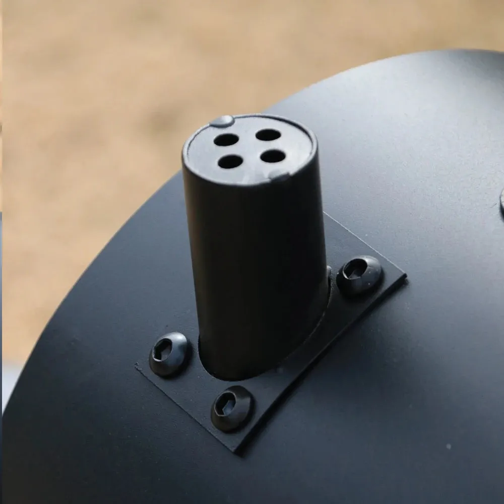Portable Charcoal BBQ Grill Tabletop Smoker for Outdoor Cooking